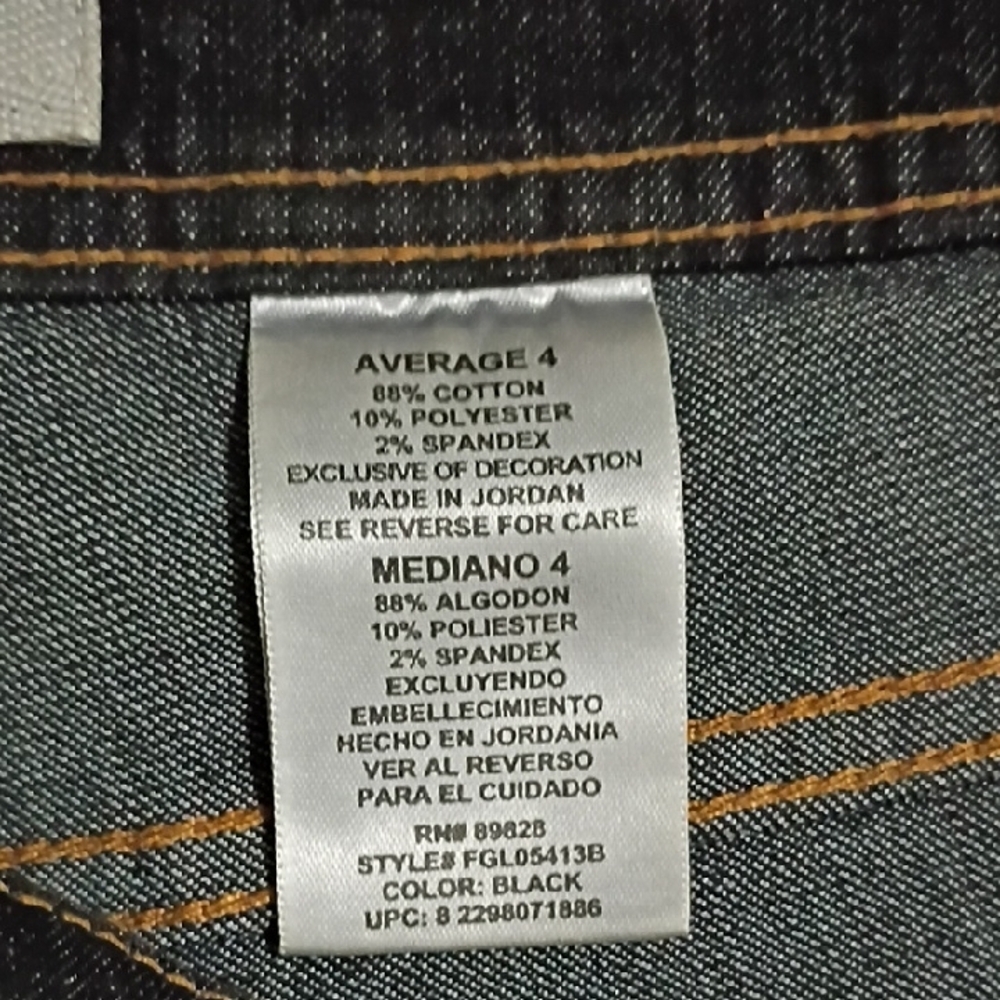 Faded Glory Bootcut Black Women's Jeans Size Average 4 - Picture 3 of 11